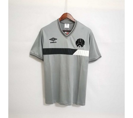 Newcastle 86/87 Away Grey Soccer Jersey